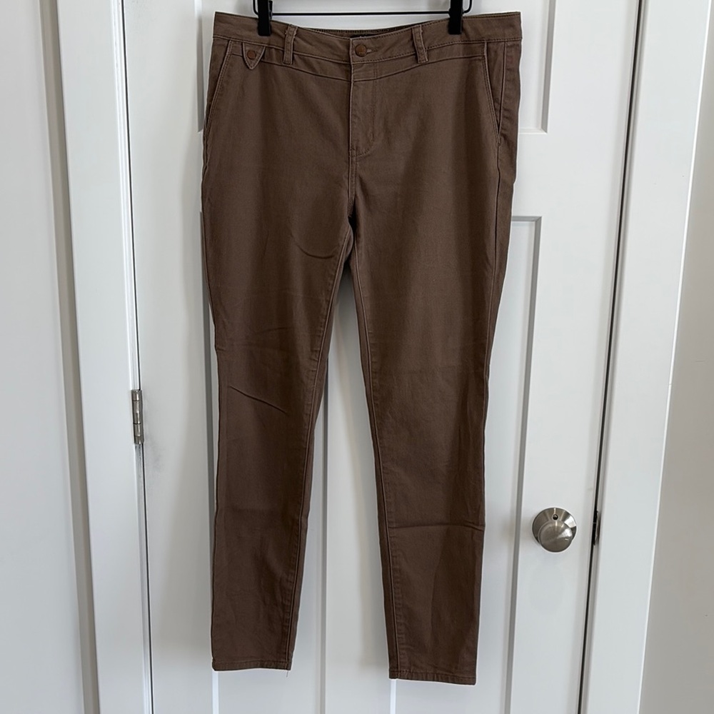 d. jeans Brown Chinos Slim Fit Tailored